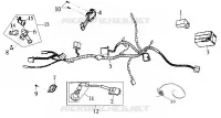 FAISCEAU ELECTRIQUE  125 sym-moto 2002 SHARK 125 (HS12W-6) (K2-K3) 33
