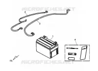 BATTERIE pour SYM SYMPHONY 125 (AY12W1-T) (L1) de 2011
