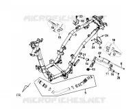 CADRE CORPS COMP. pour SYM SYMPHONY 125 (AY12W1-T) (L1) de 2011