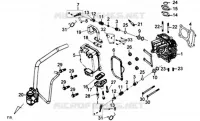 CULASSE pour SYM SYMPHONY 125 (AY12W1-T) (L1) de 2011