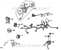 FAISCEAU DE FIL pour SYM SYMPHONY 125 (AY12W1-T) (L1) de 2011