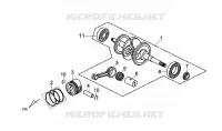 VILEBREQUIN pour SYM SYMPHONY 125 (AY12W1-T) (L1) de 2011