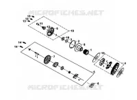 HUILE DE POMPE A HUILE - ROTOR DE FILTRE  125 sym-moto 2019 WOLF SB125NI (PU12EA-EU) (L8-M0) 13