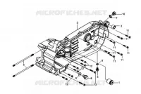 CARTER GAUCHE pour SYM GTS 250 EVO (LM25W5-6) (K9-L0) de 2009