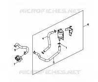 CHAMBRE DE RENIFLARD pour SYM GTS 250 EVO (LM25W5-6) (K9-L0) de 2009