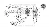 CYLINDER HEAD ASSY pour SYM GTS 250 EVO (LM25W5-6) (K9-L0) de 2009