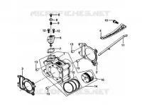CYLINDRE pour SYM GTS 250 EVO (LM25W5-6) (K9-L0) de 2009