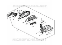 FILTRE A AIR pour SYM GTS 250 EVO (LM25W5-6) (K9-L0) de 2009