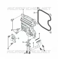 LE COUVRE CULASSE pour SYM GTS 250 EVO (LM25W5-6) (K9-L0) de 2009
