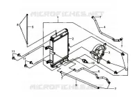 RADIATEUR pour SYM GTS 250 EVO (LM25W5-6) (K9-L0) de 2009