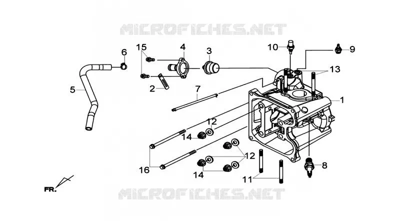 CYLINDER HEAD COMP SYM scooter 250 2012 JOYMAX 250I (LN25W2-B) (L2)  JOYMAX 250I (LN25W2-B) (L2)