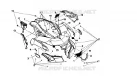 PHARE - GARDE-BOUE AVANT  250 sym-moto 2008 QUAD LANDER 250 (UA25A-F) (K5-K8) 22