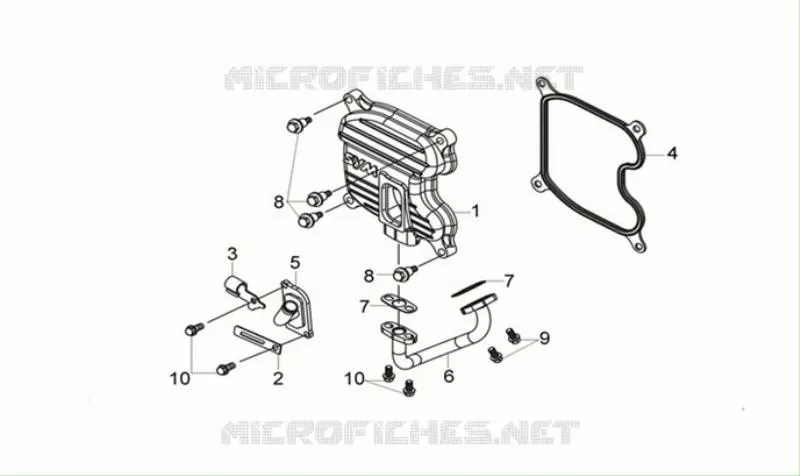 LE COUVRE-CULASSE SYM scooter 300 2020 CRUISYM 300 (LV30W2-EU) (M0)  CRUISYM 300 (LV30W2-EU) (M0)