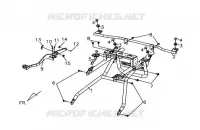 BOUCLE ARRIERE pour SYM QUAD LANDER 300SL (UA30A4-F) (K8) de 2008