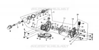 CARDAN pour SYM QUAD LANDER 300SL (UA30A4-F) (K8) de 2008