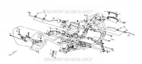 CHASSIS pour SYM QUAD LANDER 300SL (UA30A4-F) (K8) de 2008