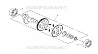 CONTRE POIDS pour SYM QUAD LANDER 300SL (UA30A4-F) (K8) de 2008