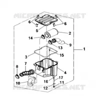 FILTRE A AIR pour SYM QUAD LANDER 300SL (UA30A4-F) (K8) de 2008