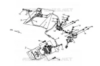 FREIN ARRIERE pour SYM QUAD LANDER 300SL (UA30A4-F) (K8) de 2008
