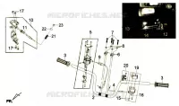 GUIDON pour SYM QUAD LANDER 300SL (UA30A4-F) (K8) de 2008
