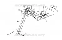 LEVIER DE VITESSE pour SYM QUAD LANDER 300SL (UA30A4-F) (K8) de 2008