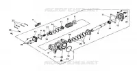 SYSTÈME DE TRANSMISSION pour SYM QUAD LANDER 300SL (UA30A4-F) (K8) de 2008