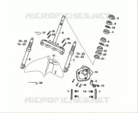 STEERING STEM - FRONT CUSHION  50 sym-moto 2021 JET 14 50 (XC05W2-EU) (E5) (M1) 25