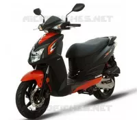 BLACK/ORANGE (BK-007U/OR-167S)  50 sym-moto 2018 JET 4 50CC  (AD05W8-EU) (E4) (L8) 1