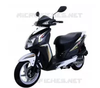 BLACK/WHITE (BK-001C/WH-006)  50 sym-moto 2018 JET 4 50CC  (AD05W8-EU) (E4) (L8) 2