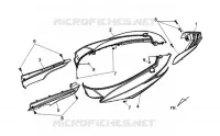 COUVERTURE DU CORPS  50 sym-moto 2011 JET 4 R50 (JD05W1-F) 22